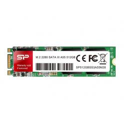 SILICON POWER SSD A55, 512GB, M.2 2280, SATA III, 560-530MB/s  (A-C) 58151